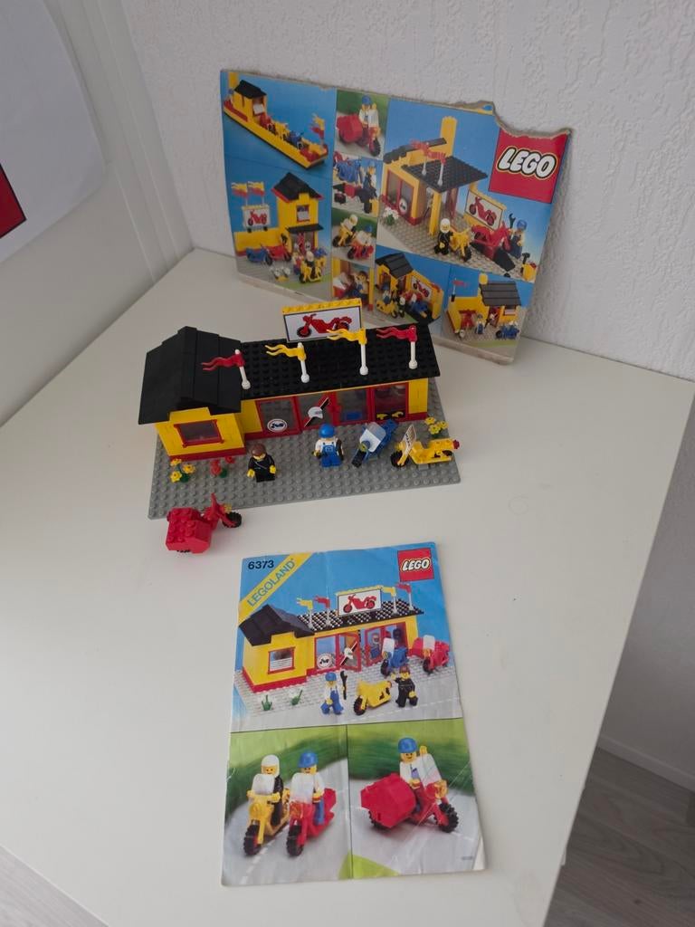 Lego vintage motor garage 6373, Ophalen of Verzenden
