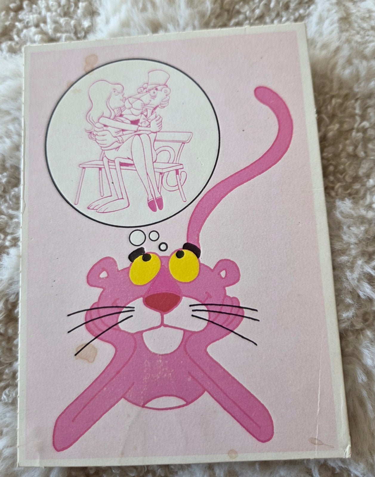 Vintage Pink Panther Ansichtkaart - Verjaardag, Verzenden, 1980 tot heden, Gelopen, Kinderen