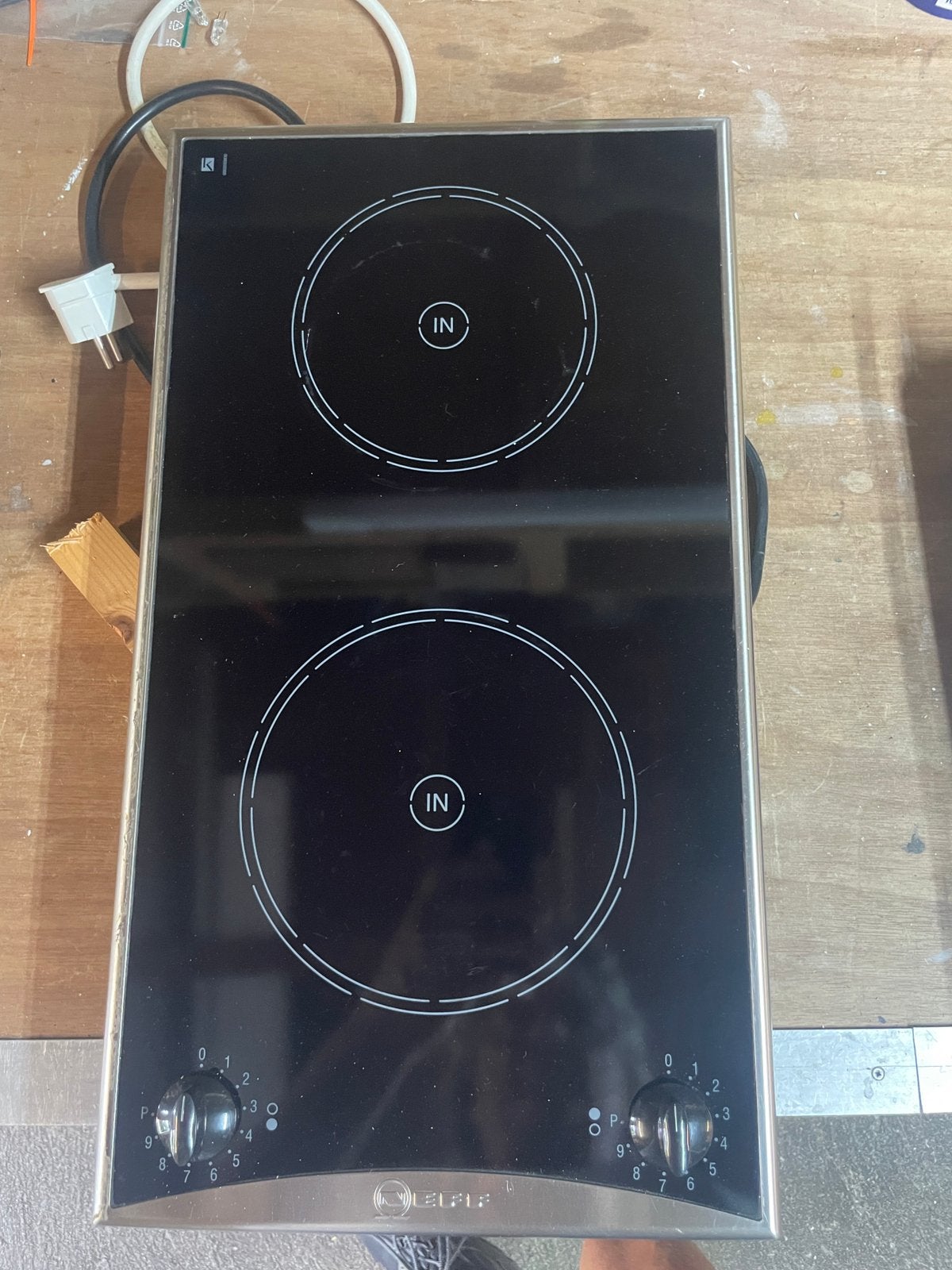 NEFF inductiekookplaat inbouw, Gebruikt, 3 kookzones of minder, Ophalen of Verzenden, Inbouw