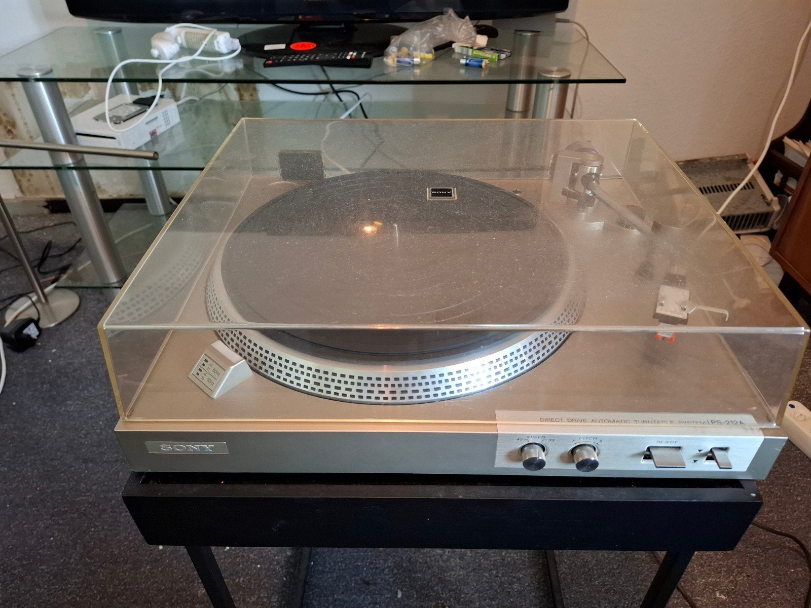 Sony PS-212A Draaitafel., Audio, Tv en Foto, Ophalen, Gebruikt, Automatisch, Platenspeler