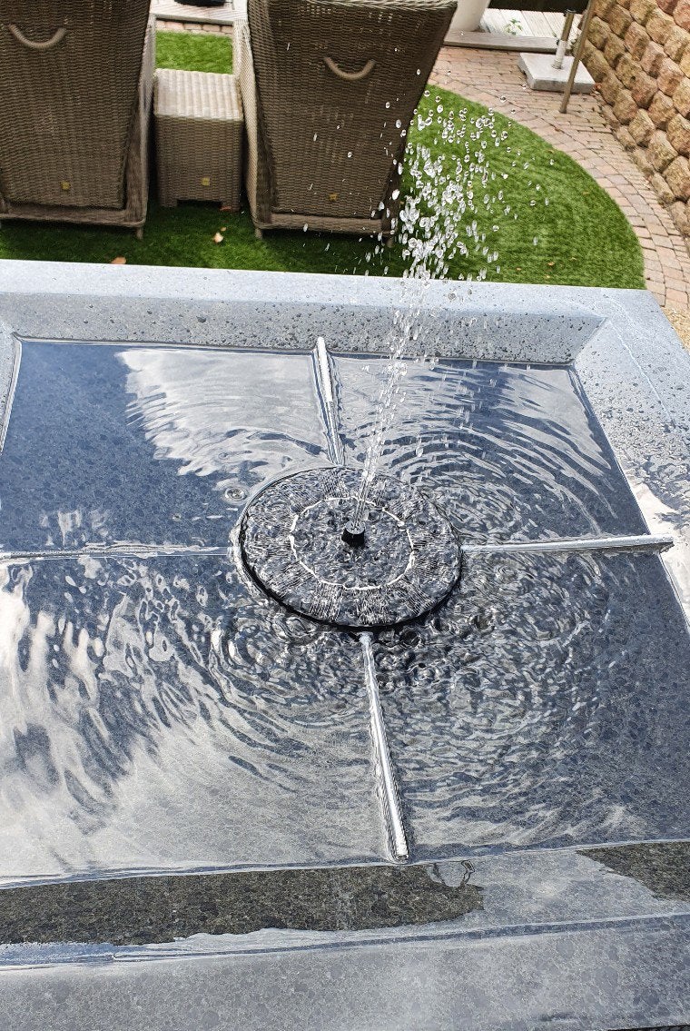 Solar Waterfontein met Unieke Stabilisers., Ophalen of Verzenden, Nieuw, Fontein