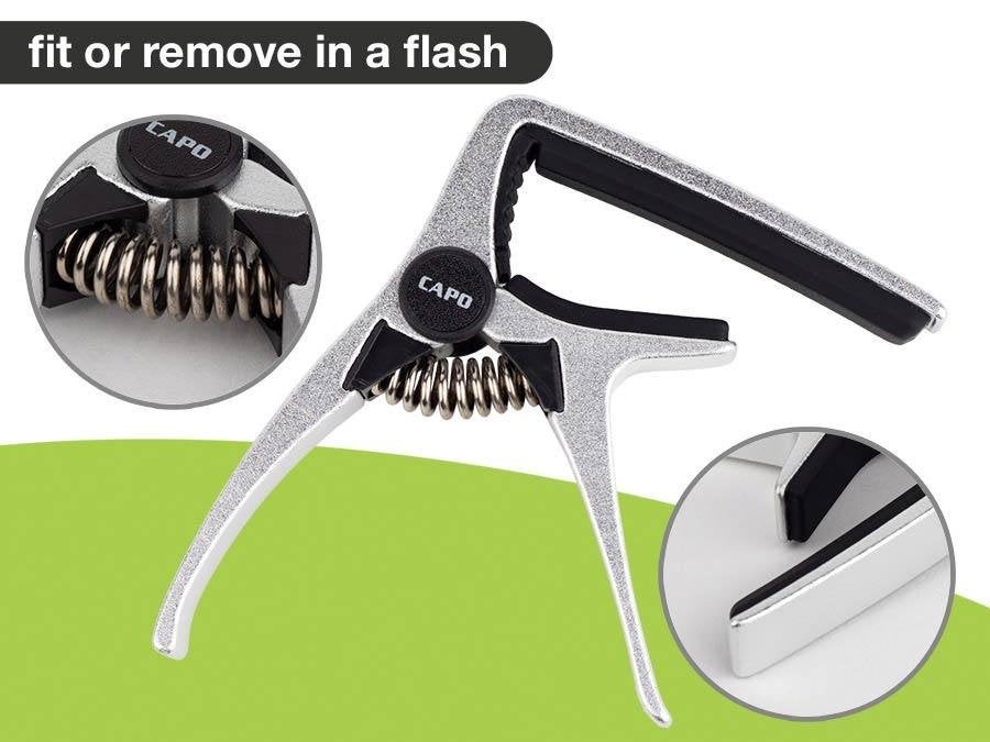 Boston CAPO/AE-01 aluminium capo, Muziek en Instrumenten, Instrumenten | Toebehoren, ., Nieuw, Ophalen of Verzenden, .
