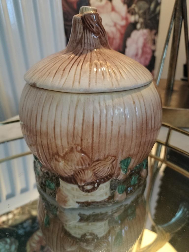 Vintage Arnel's Keramische Uienpot, Antiek en Kunst, Antiek | Keramiek en Aardewerk, Ophalen of Verzenden