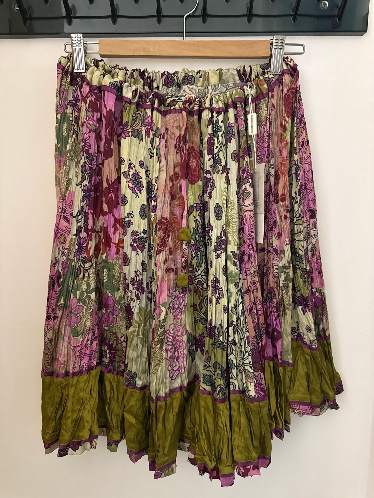 Roccobarocco Fashion Bloemenprint Rok - Nieuw met kaartjes, Maat 38/40 (M), Meerkleurig, Nieuw, Ophalen of Verzenden