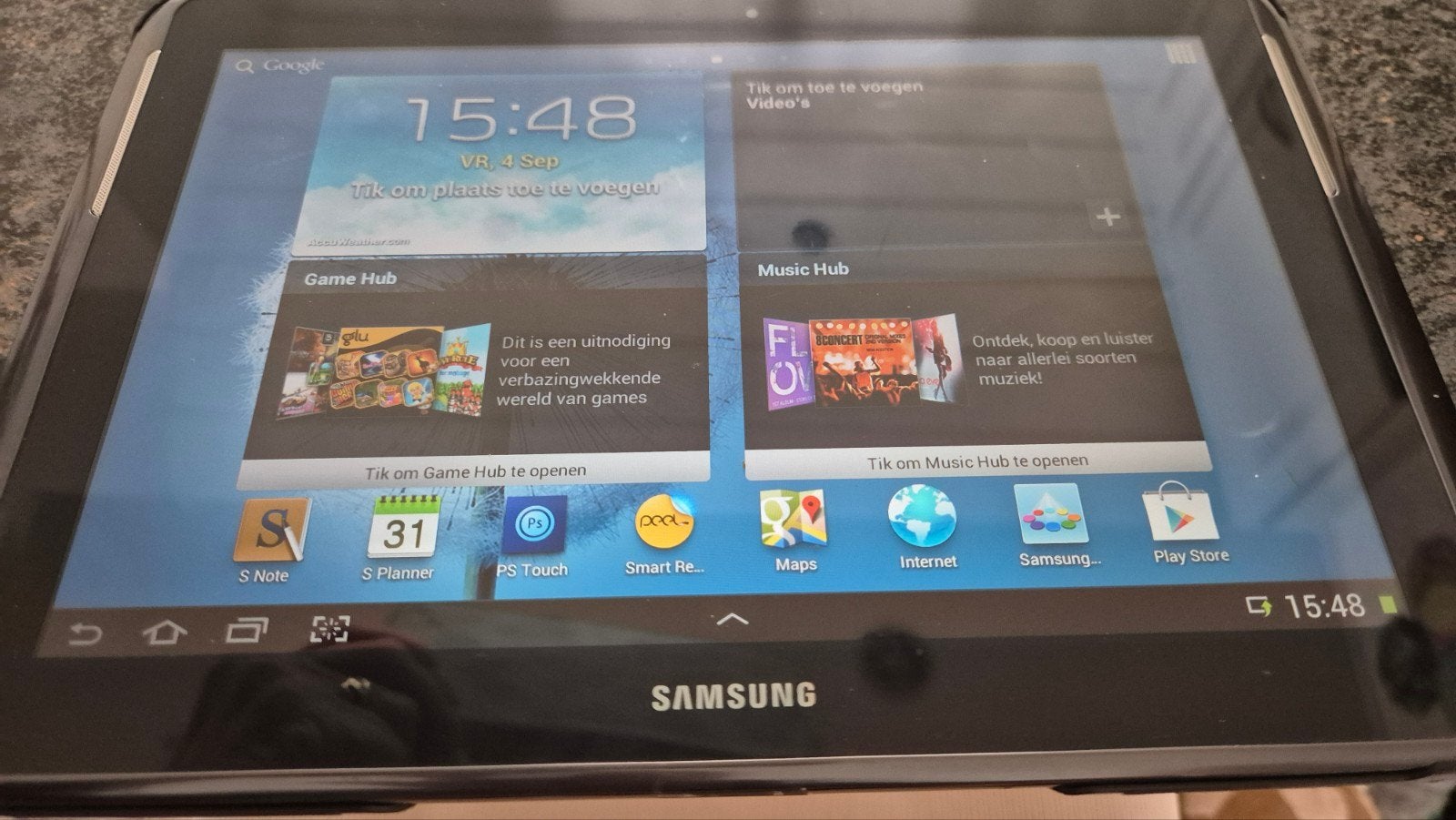 Samsung Galaxy Note 10.1 tablet met hoes en oplader, Computers en Software, Gebruikt, Galaxy Note 10.1, Samsung, 16 GB
