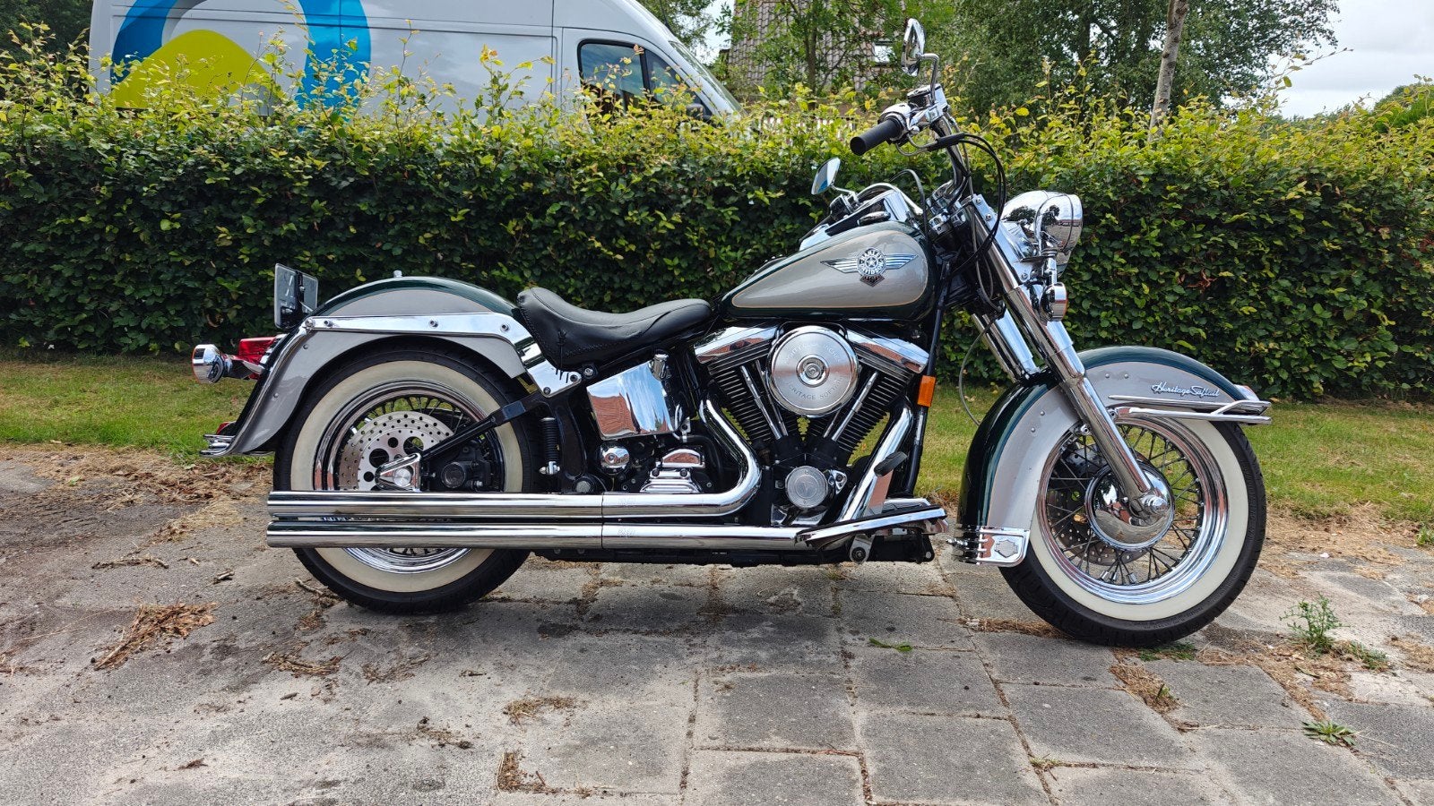 Harley Davidson heritage nostalgia 1996 evo, Motoren, Motoren | Harley-Davidson, 2 cilinders, 1340 cc, Gebruikt, Particulier