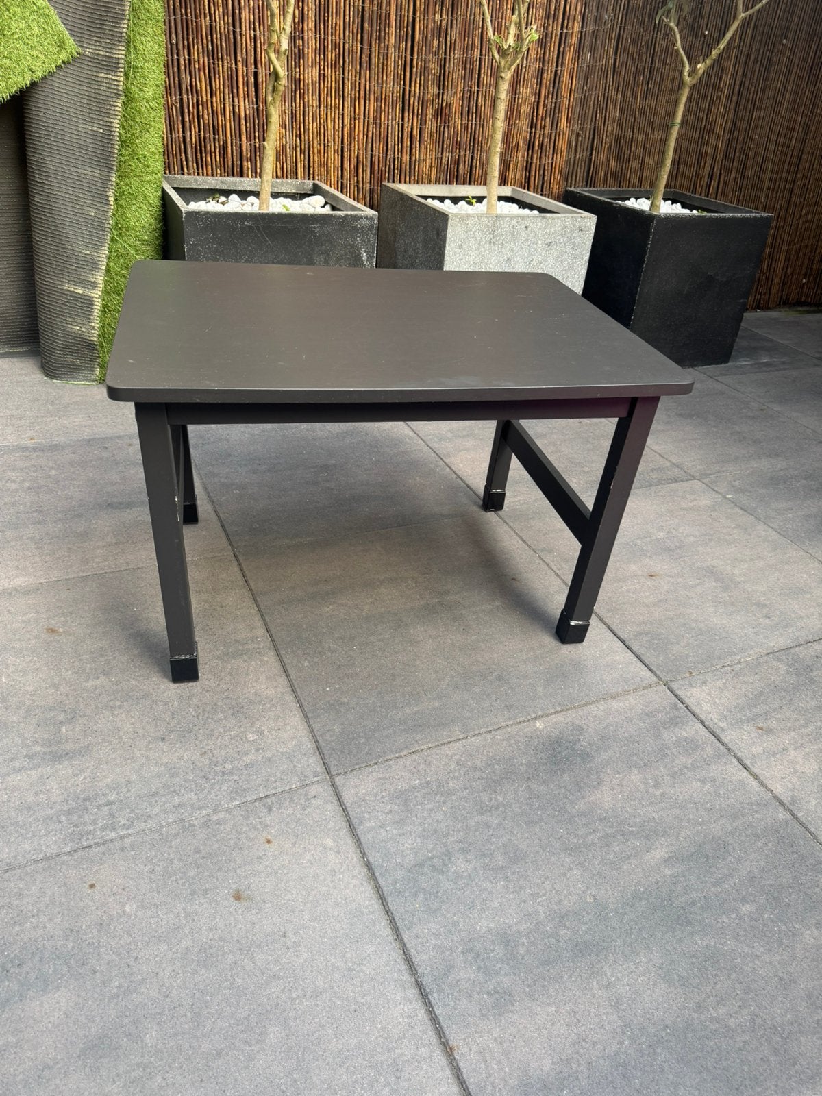 Kinder tafel, Tuin en Terras, Tuintafels, Ophalen, Gebruikt, Rechthoekig, Hout