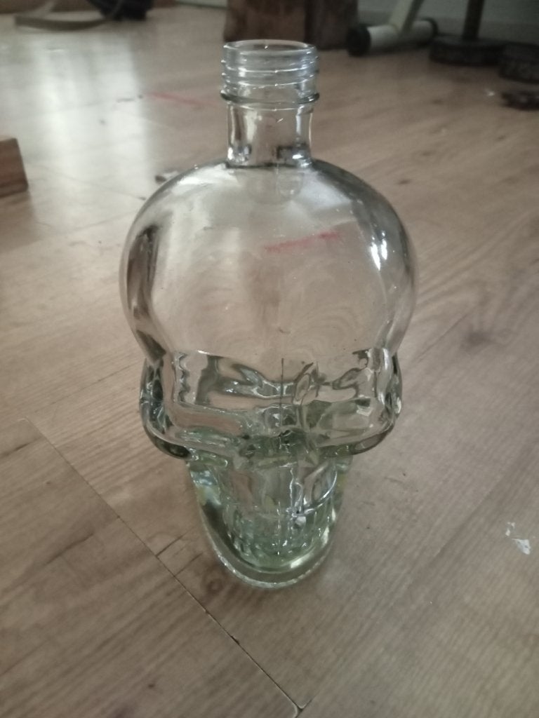 Skull fles, Ophalen of Verzenden, Zo goed als nieuw, Mens
