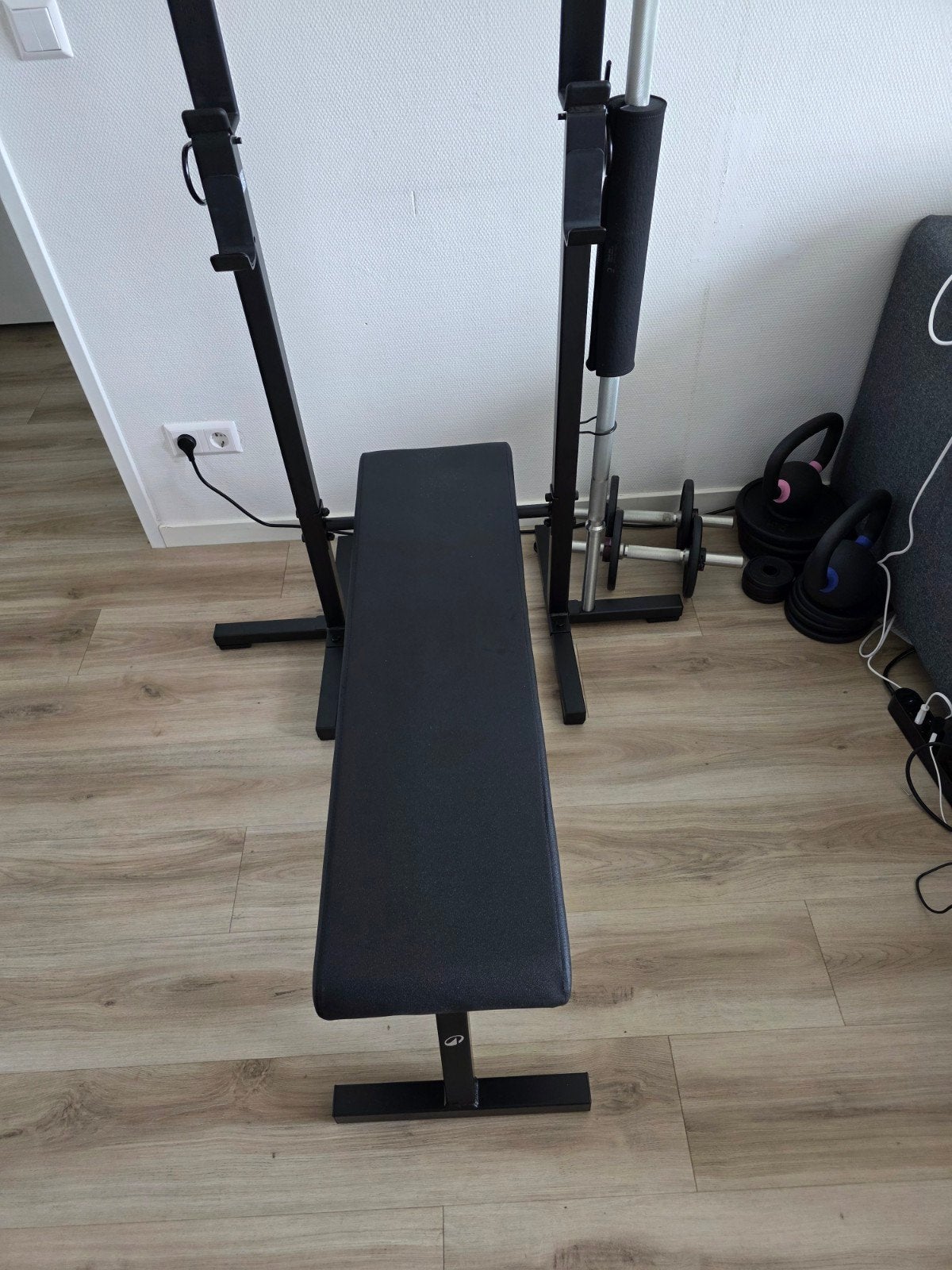 Complete Fitness Set: Halters, Gewichten, Bank & Kettlebells, Ophalen, Gebruikt, Benen, Dumbbell