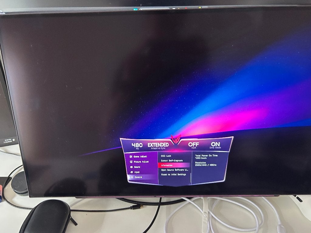LG UltraGear 27GX790A - Gaming Monitor - 27 inch OLED 1440p, Refurbished, Minder dan 1 ms, HDMI, Quad HD (2K)