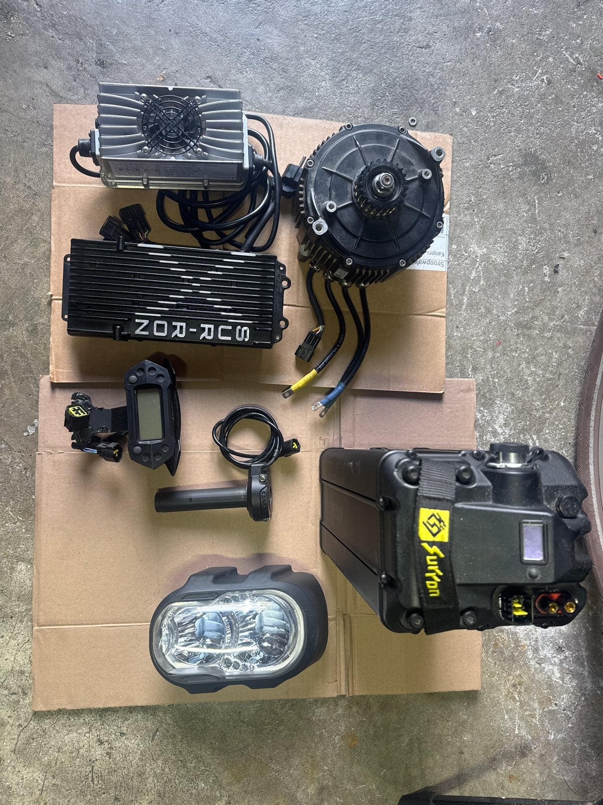 Originele Surron onderdelen: Motor, Controller, Batterij, Elektrische fiets, Gebruikt, Overige materialen, Ophalen of Verzenden
