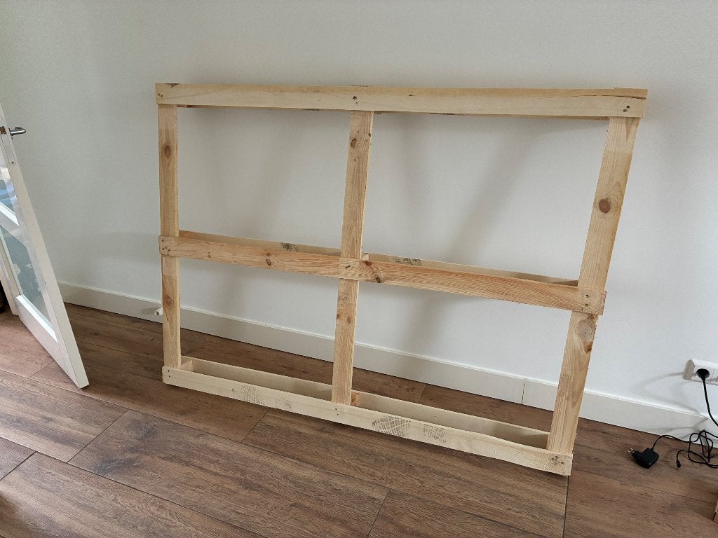 Houten Pallet / Wooden Pallet, Ophalen, Zo goed als nieuw, 50 mm of meer, Minder dan 200 cm