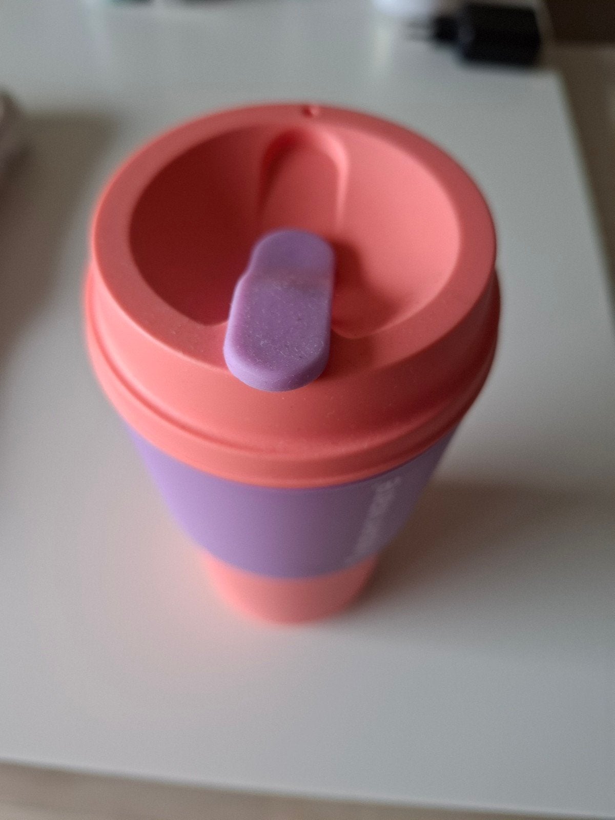 Rose/lila tupperware beker NIEUW, Ophalen of Verzenden, Nieuw, Beker of Kan