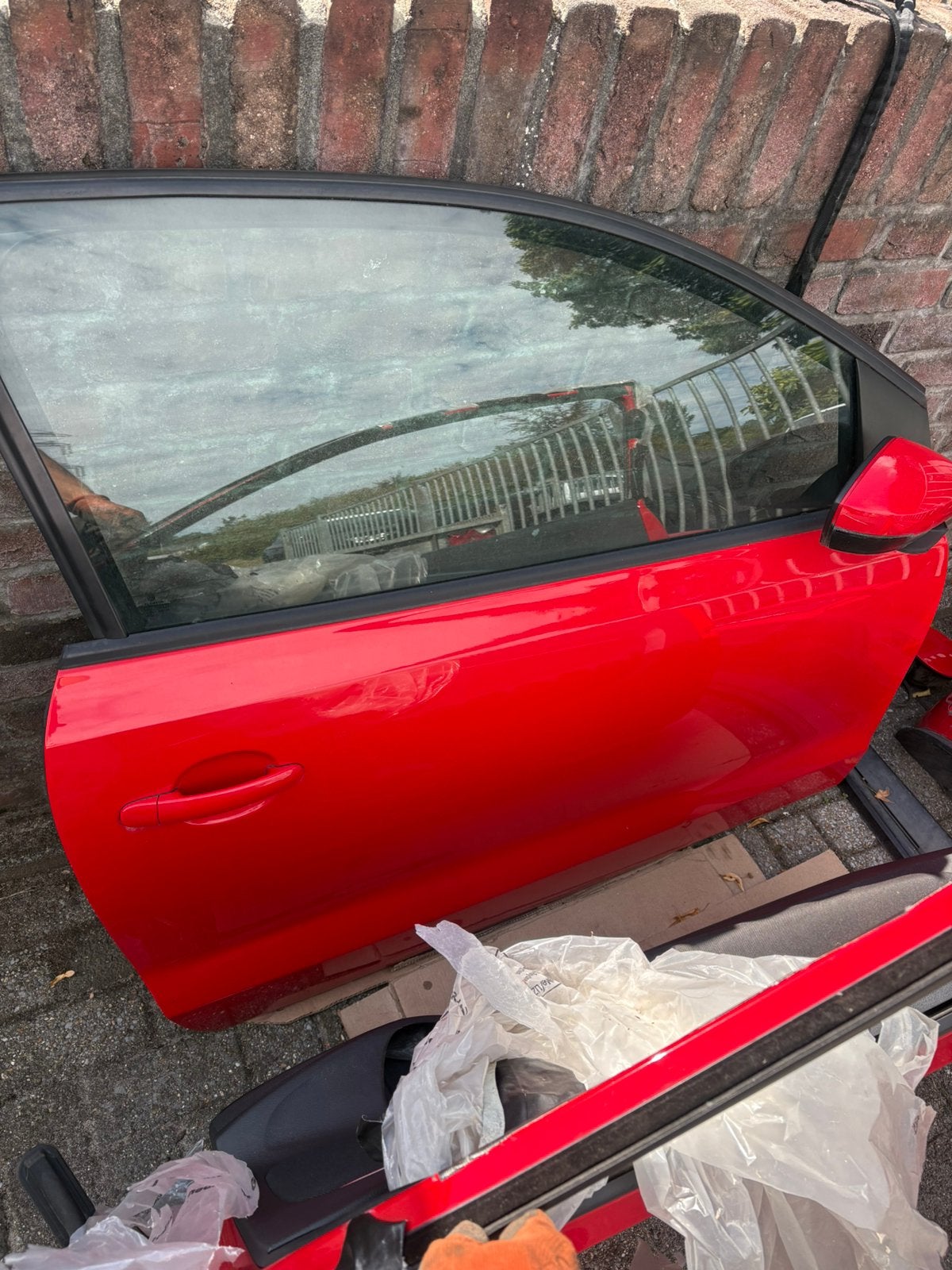 Vw polo 6r deuren 3deurs, Ophalen, Gebruikt, Links, Volkswagen