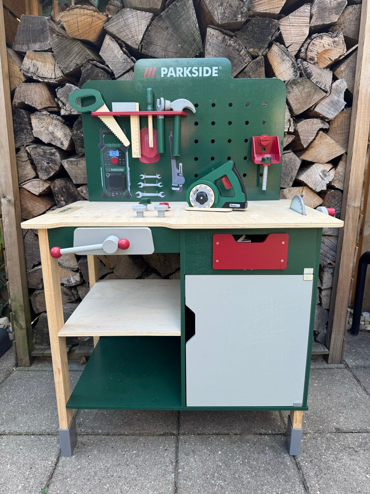 Parkside houten werkbank voor kinderen, Ophalen, Gebruikt, Knutselen