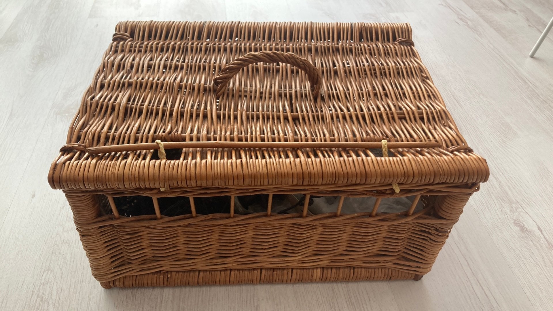 Rieten mand voor picknick, Ophalen, Zo goed als nieuw, 50 tot 100 cm, Minder dan 50 cm