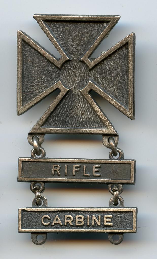 WO2 US Sterling Marksman Marksmanship Badge "2 Clasps", Verzamelen, Militaria | Tweede Wereldoorlog, Ophalen of Verzenden, Landmacht