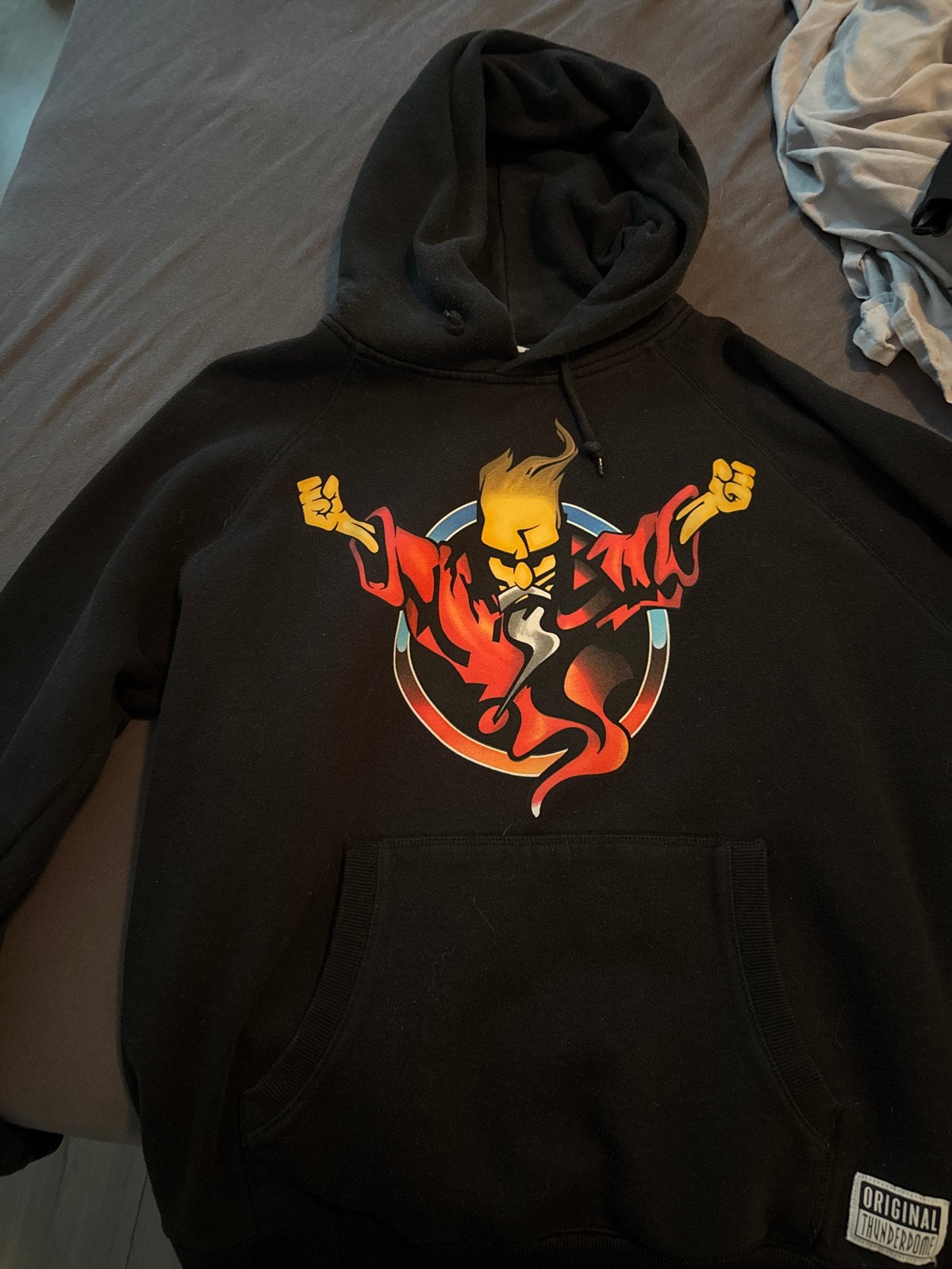 Thunderdome Hoodie Maat M, Ophalen of Verzenden, Gedragen
