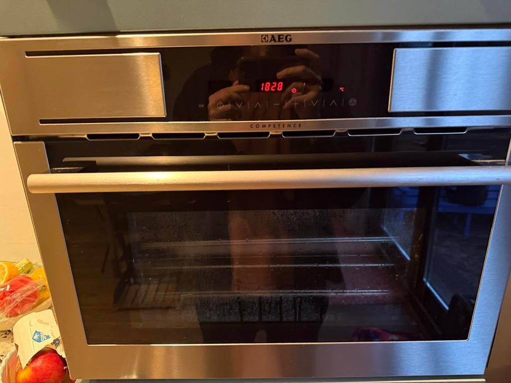 AEG KS7415001M Stoomoven - Inbouw, RVS, Witgoed en Apparatuur, Ovens, Oven, Ophalen of Verzenden, Inbouw, Stoom