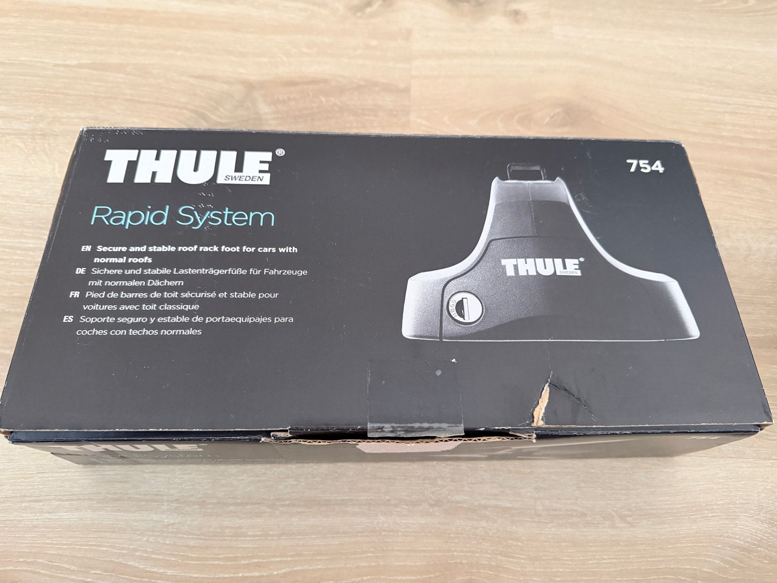 Thule Rapid System 754 Voetenset Dakdragers, Auto diversen, Dakdragers, Ophalen of Verzenden, Zo goed als nieuw