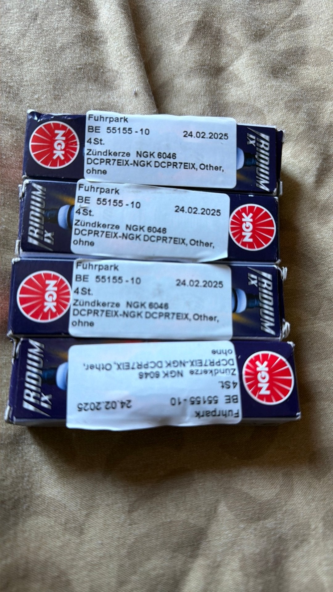 NGk Bougies Iridium 4x NGK 6046 Iridium IX DCPR7EIX,, Ophalen, Nieuw, Daihatsu