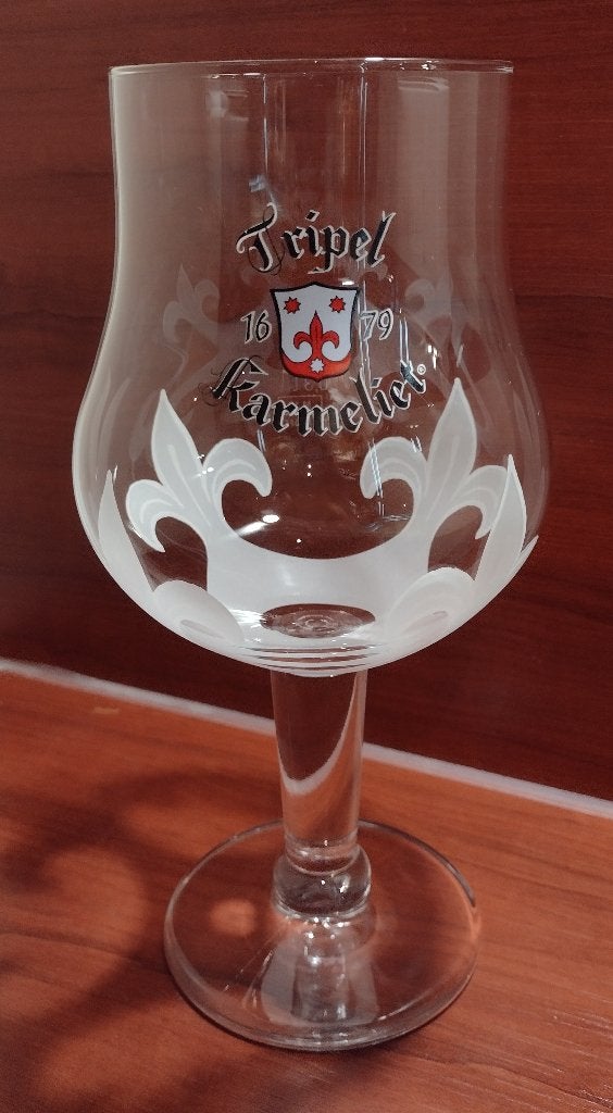 Tripel Karmeliet Glas 30cl M19. (G), Verzamelen, Biermerken, Gebruikt, Glas of Glazen, Overige merken, Ophalen of Verzenden