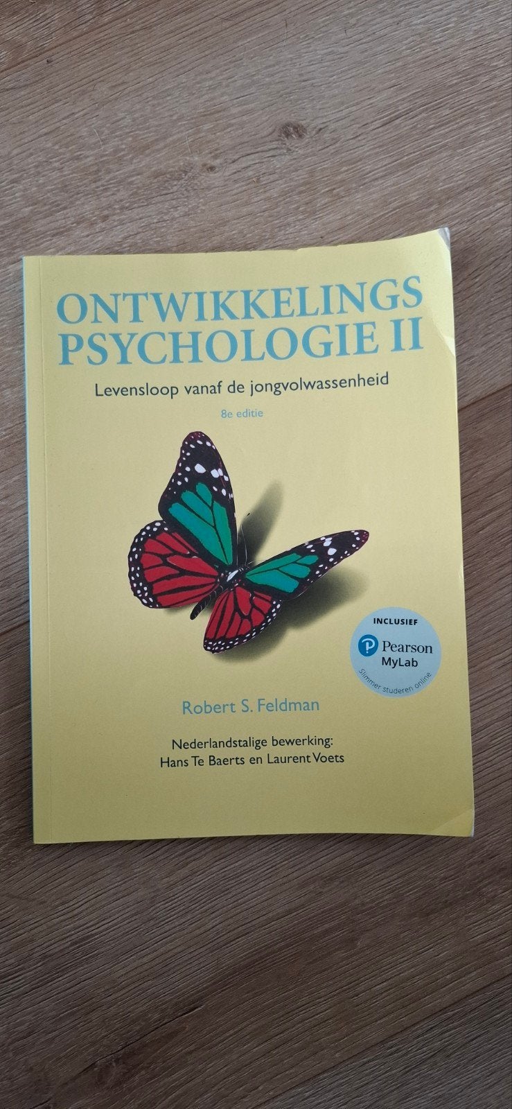 Ontwikkelingspsychologie II, Robert S. Feldman, Zo goed als nieuw, Gamma, HBO