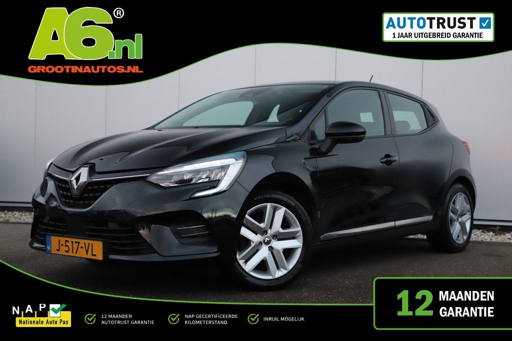 Renault Clio 1.0 TCe Bi-Fuel Zen 101PK Navigatie Carplay And, Auto's, Voorwielaandrijving, Euro 6, Met garantie (alle), Origineel Nederlands