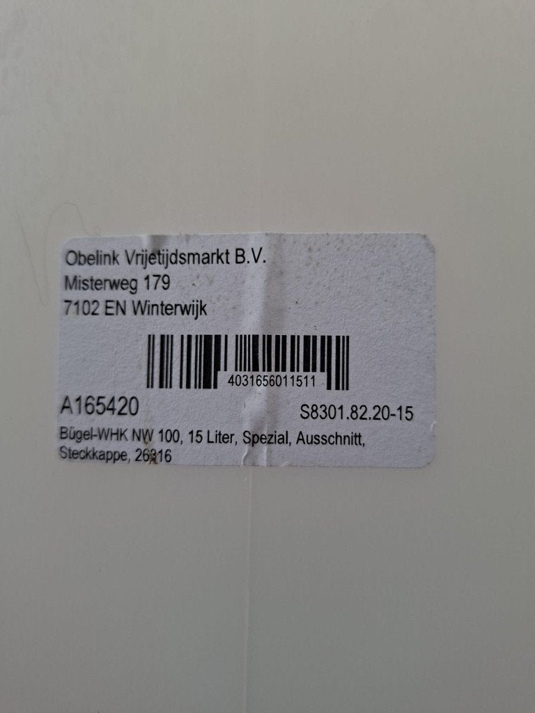 drinkwatertank 15  liter, Ophalen of Verzenden, Nieuw