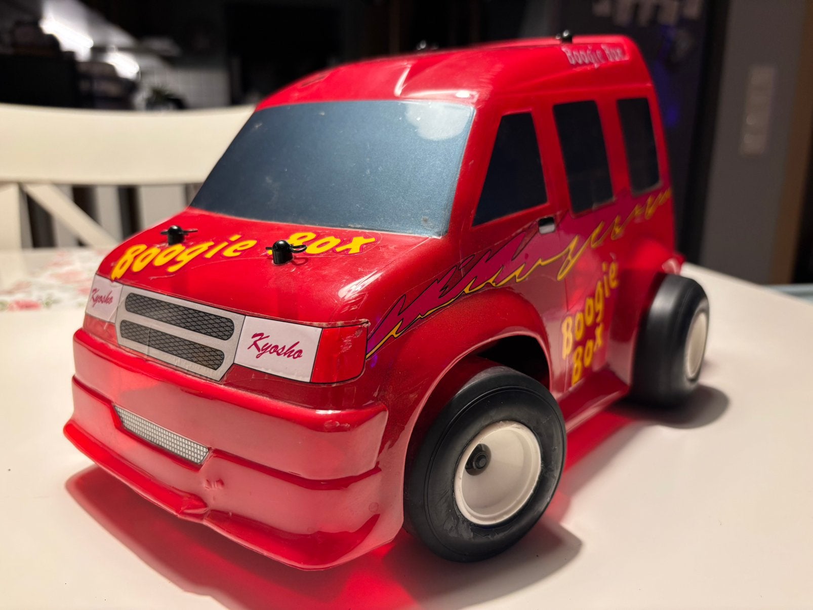 Kyosho Boogie Box (Vintage RC), Ophalen of Verzenden, Gebruikt, Elektro, Auto onroad