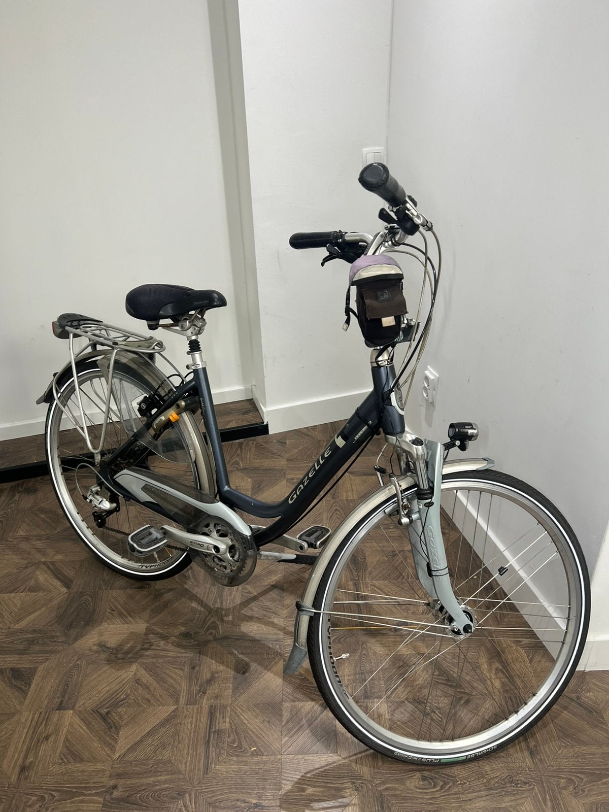 Gazelle Medeo damesfiets, Fietsen en Brommers, Fietsen | Dames | Damesfietsen, Ophalen, Velgrem, 47 tot 50 cm, Versnellingen