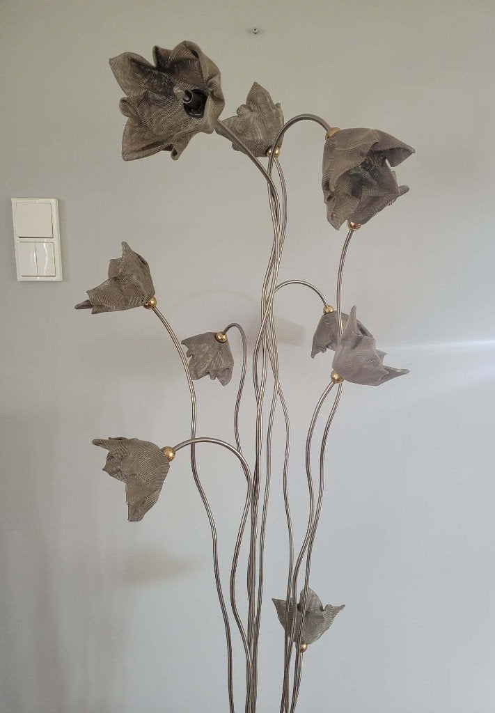 Prachtige Harco Loor Tree Breeze FL10 vloerlamp te koop, Ophalen, Gebruikt, G4, Metaal
