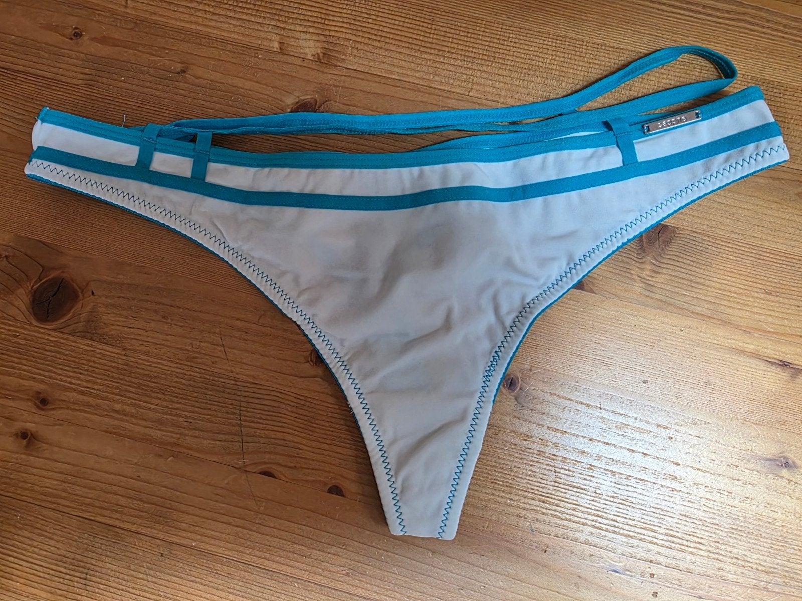 Sapph bikinibroekje string maat XL (42) nieuw, Verzenden, Wit, Nieuw, Sapph