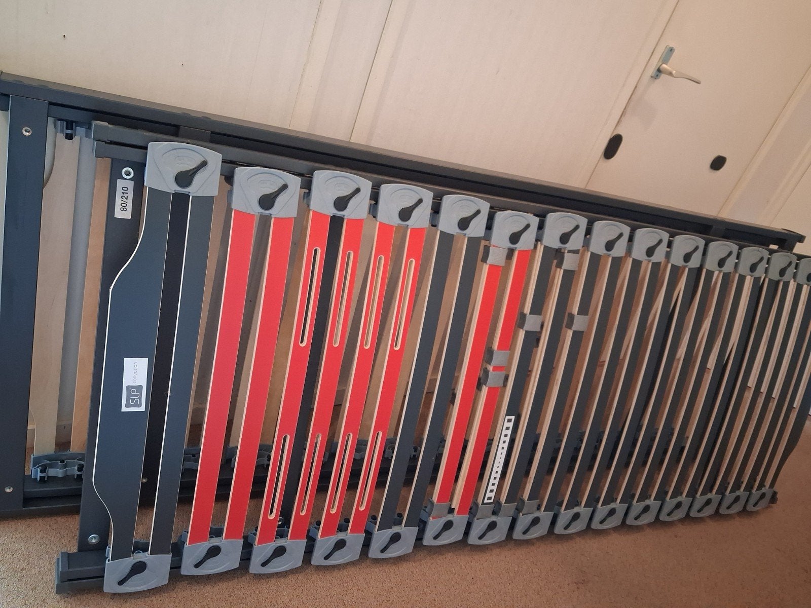Goede lattenbodems met matrassen, Huis en Inrichting, Slaapkamer | Matrassen en Bedbodems, Ophalen, Gebruikt, 210 cm, Tweepersoons