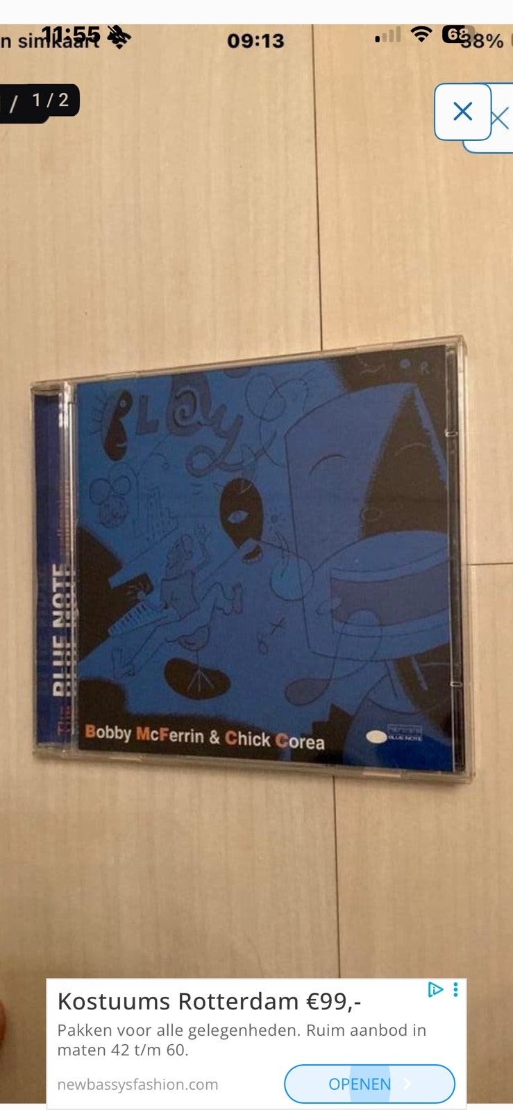 Bobby McFerrin & Chick Corea - the blu note collection, Cd's en Dvd's, Ophalen of Verzenden, Zo goed als nieuw