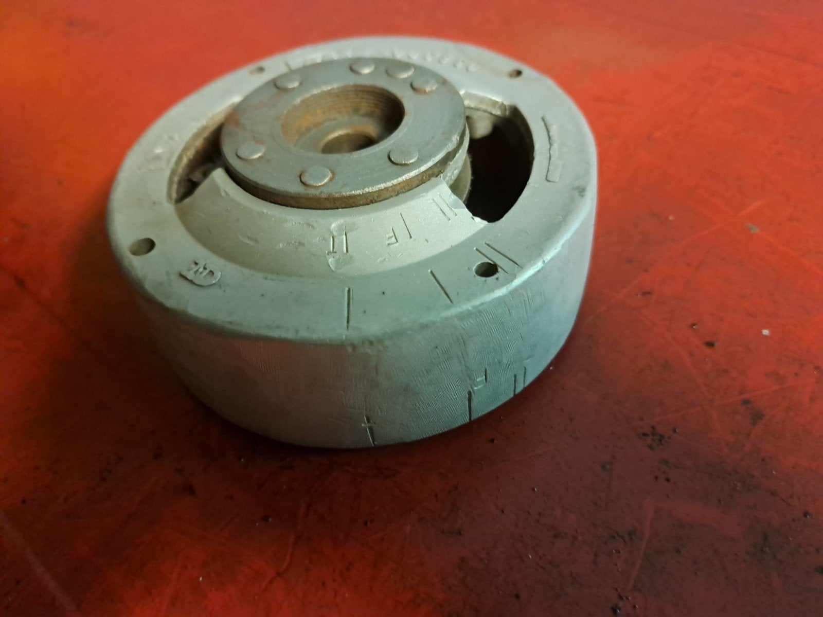 vervroegend vliegwiel Honda 6 volt ss50 ss50z cd50 dax etc., Ophalen of Verzenden, Gebruikt, Blok, Overige merken