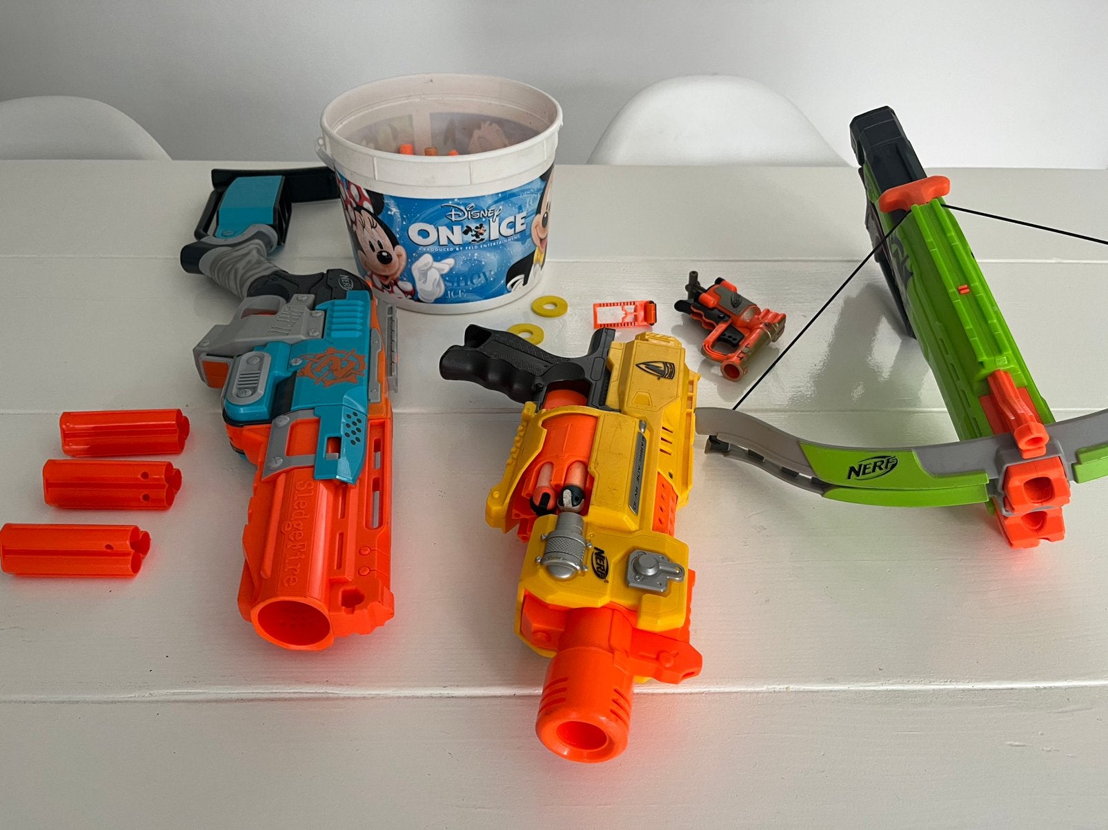Nerf gun, speelgoedpistolen, speelgoedgeweren, Ophalen, Gebruikt