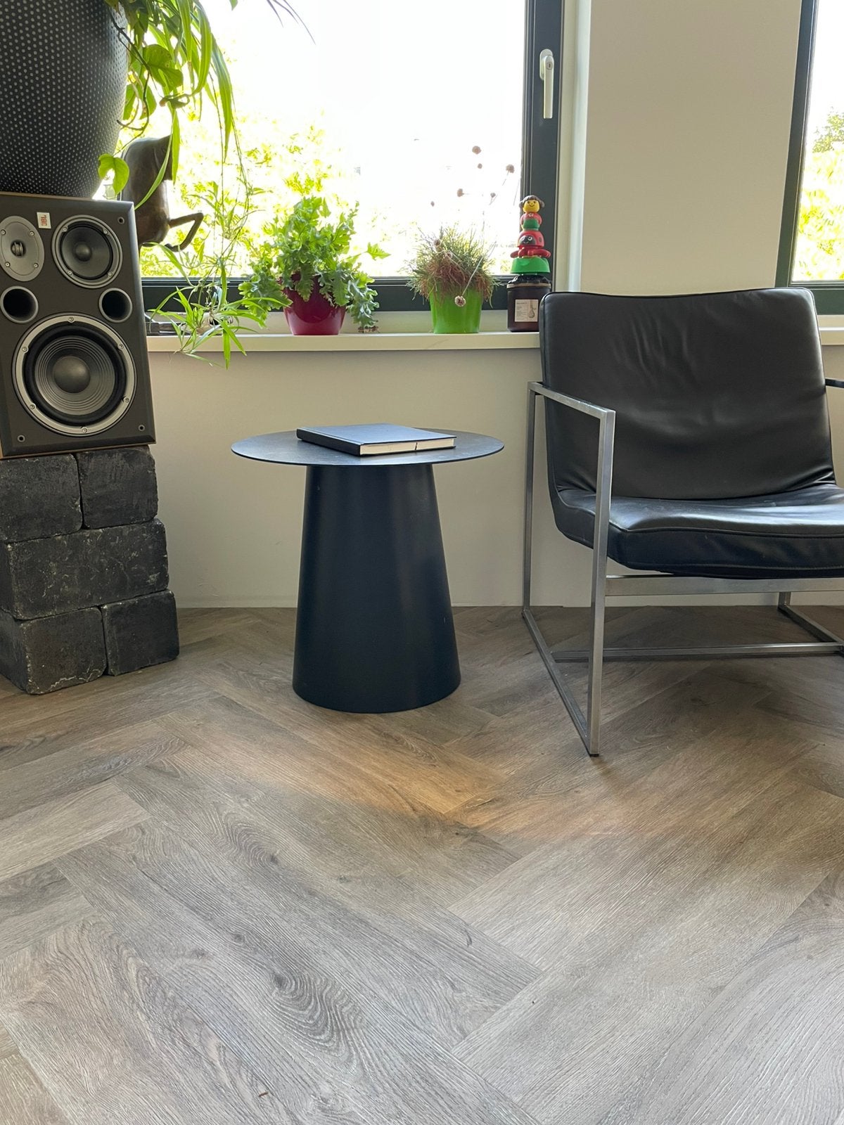 Pvc Visgraat laminaat met vaste ondervloer, Ophalen, Kunststof, 50 tot 150 cm, Nieuw