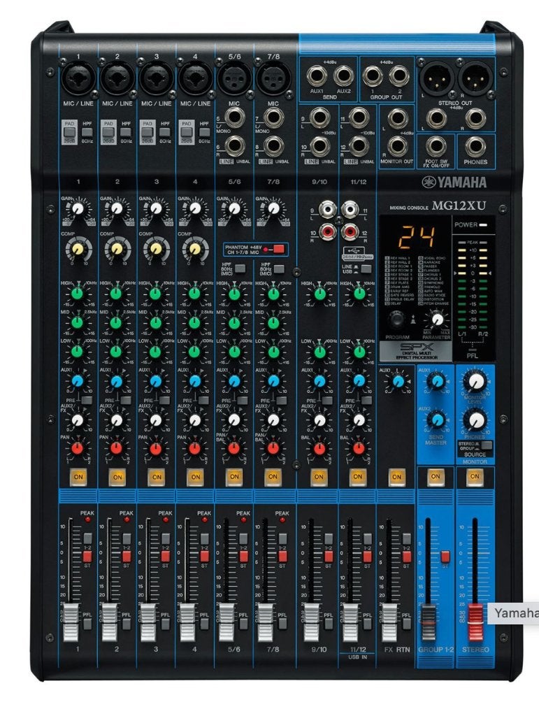 Yamaha mengpaneel met Boxen, Gebruikt, Yamaha, Ophalen, 150 watt of meer