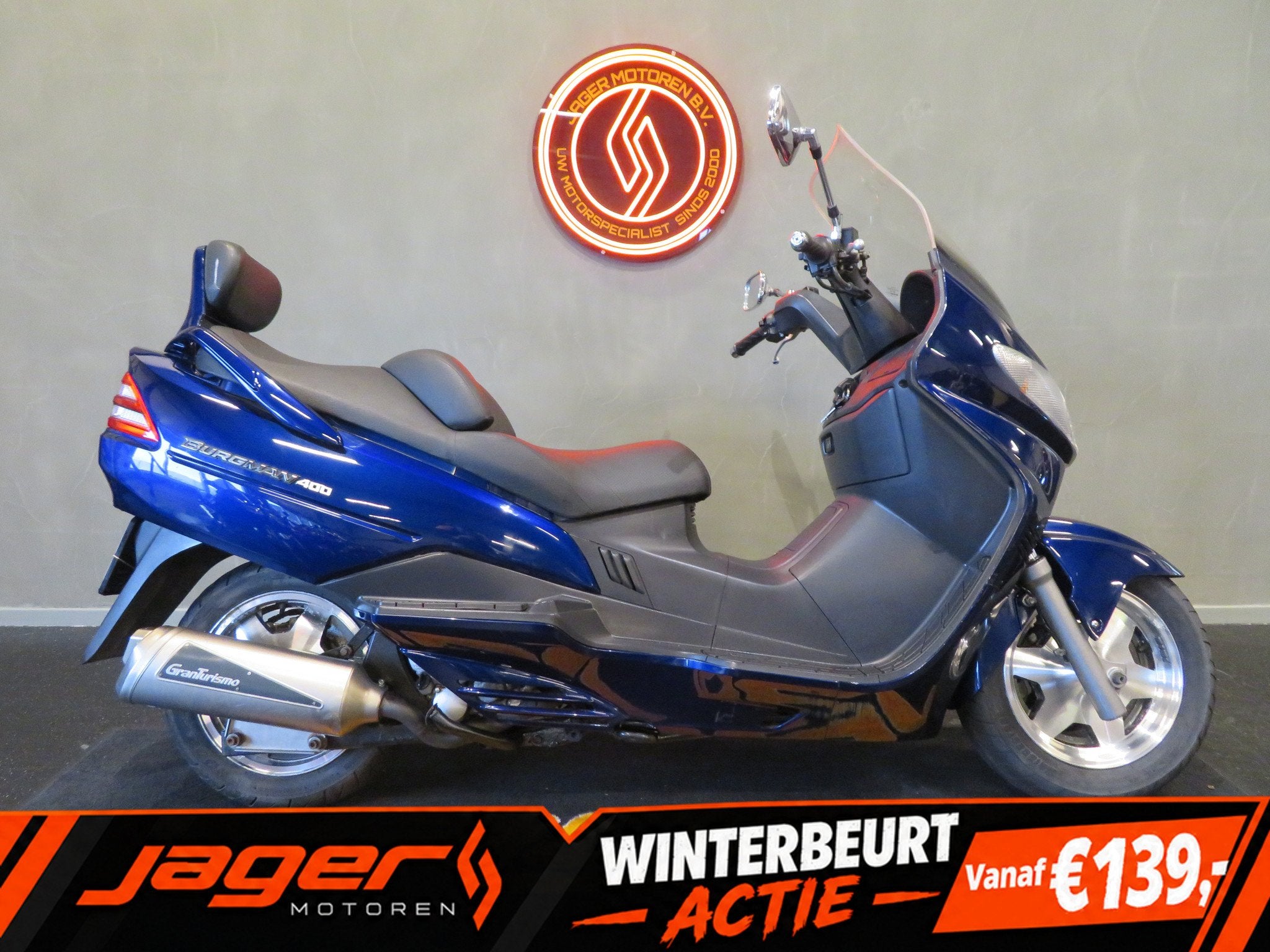 Suzuki BURGMAN 400 FRAAIE SCOOTER! (bj 2001), Scooter, 385 cc, 12 t/m 35 kW, Gebruikt