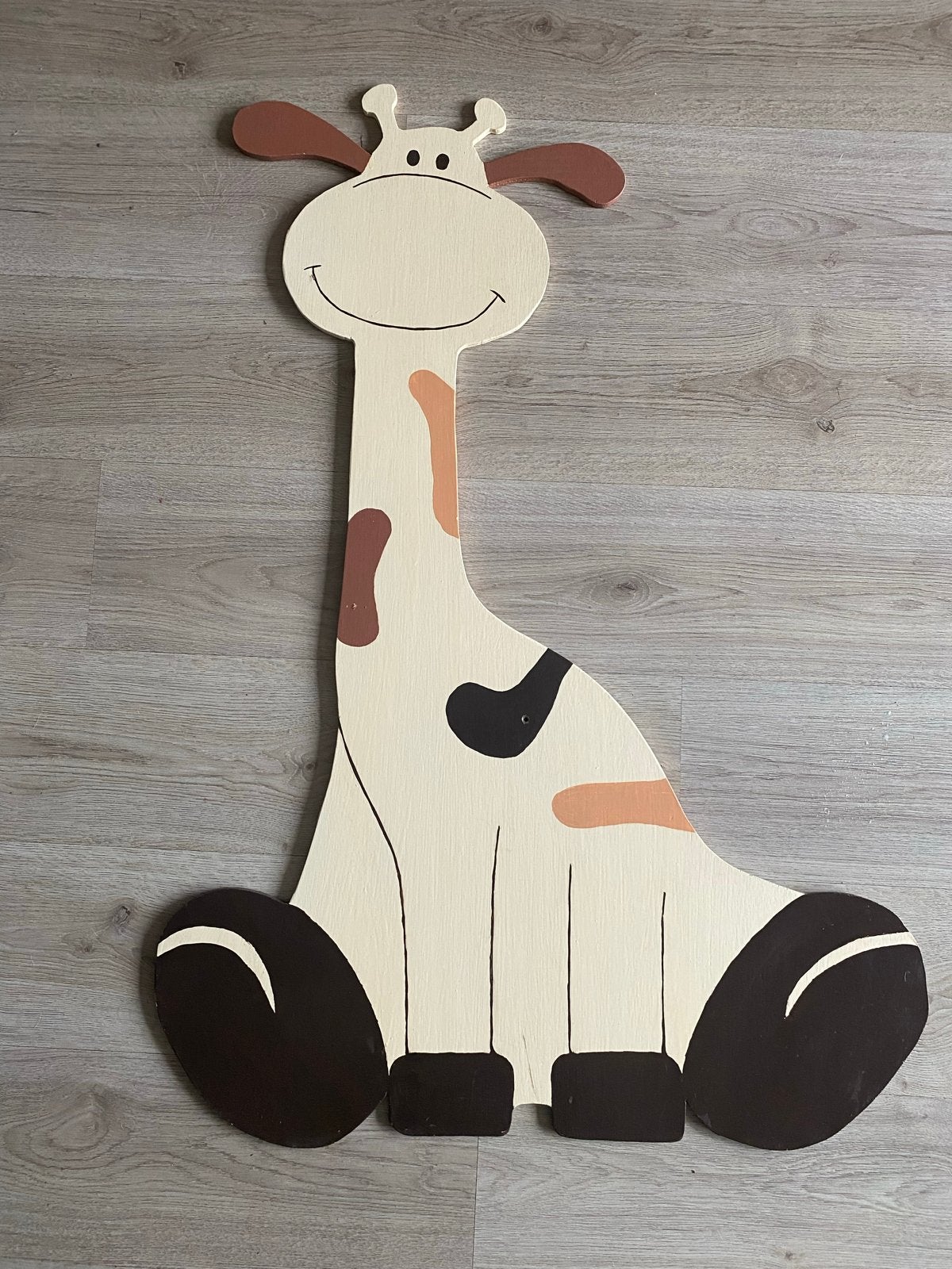 Geboortebord Giraf - 105x74 cm, Kinderen en Baby's, Kraamcadeaus en Geboorteborden, Ophalen, Gebruikt, Geboortebord