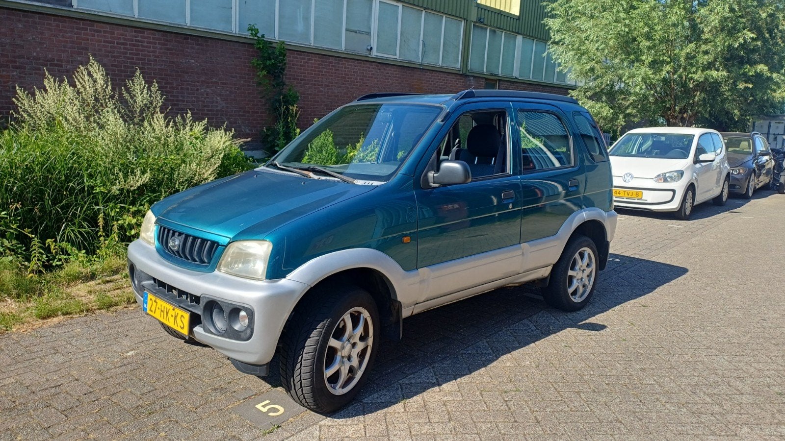 Daihatsu Terios 1.3 DX 2WD AUT 2001 Groen, Auto's, 1350 kg, 40 €/maand, 4 cilinders, 400 kg