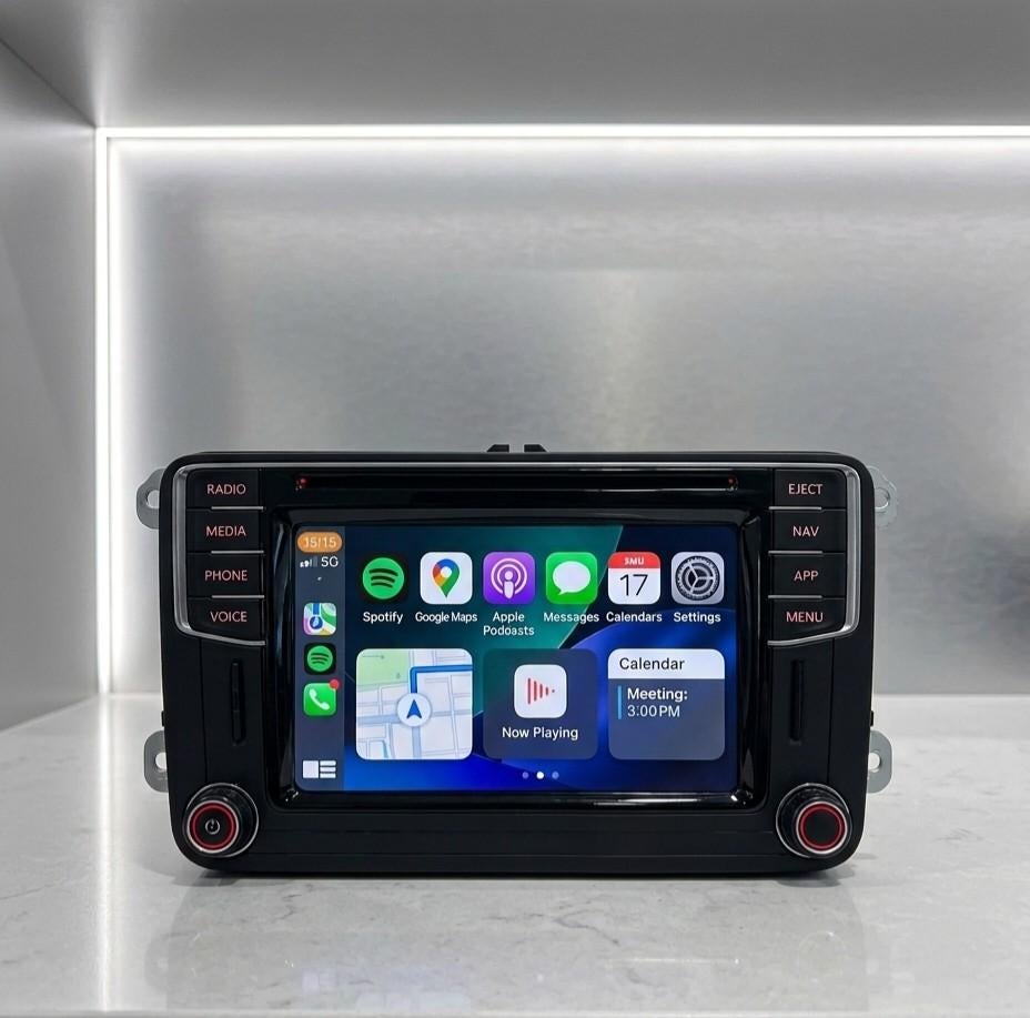 Volkswagen MIB STD2 PQ (G type) DAB+ en Carplay nieuw scherm, Auto diversen, Autoradio's, Ophalen of Verzenden, Zo goed als nieuw