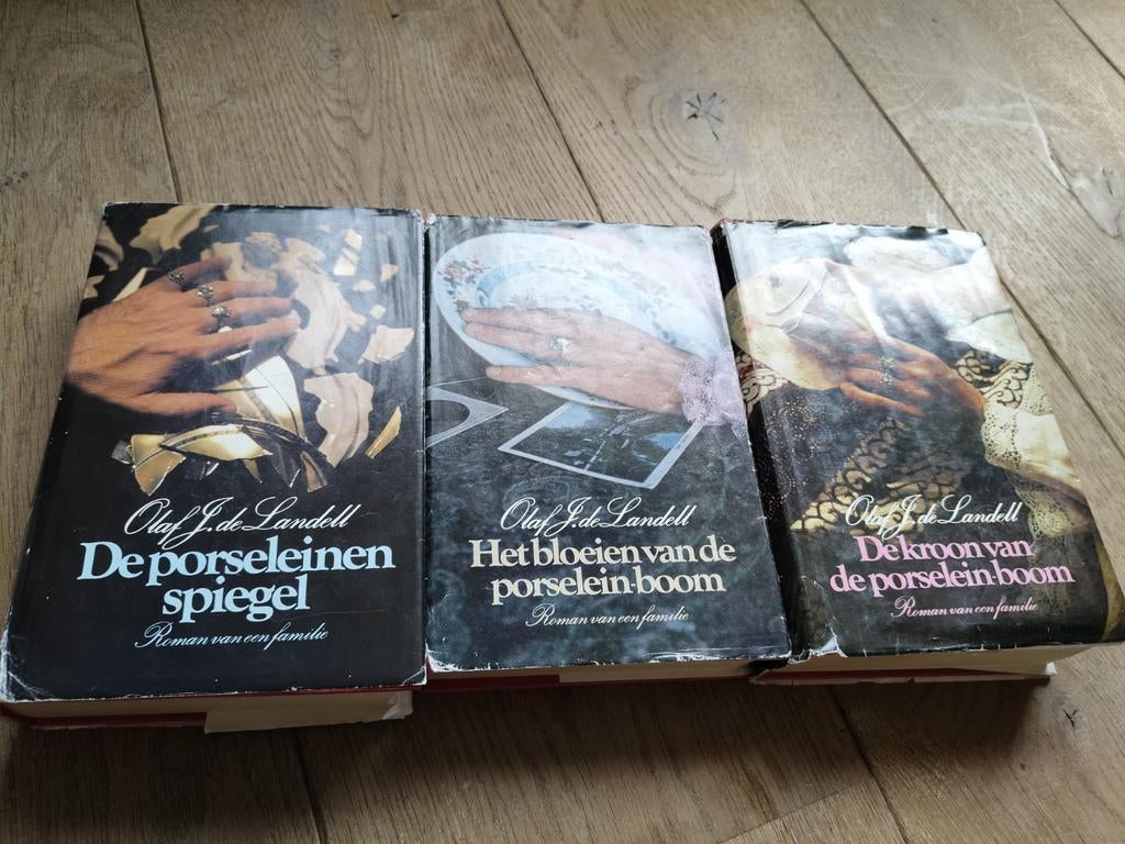 Olaf J. de Landell - De porseleinen spiegel trilogie, Boeken, Ophalen, Gelezen, Olaf J. de Landell, Nederland