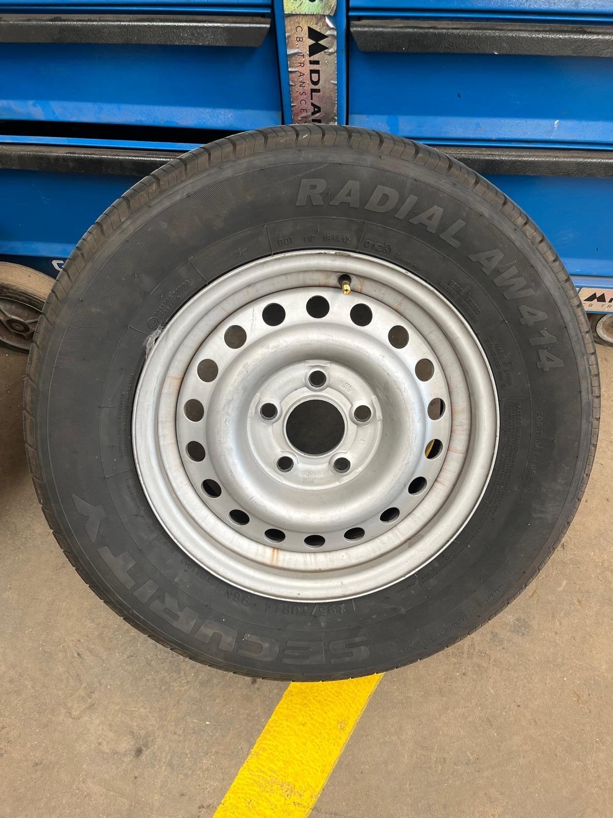 Aanhangwagen/Caravan Banden 195/70R14 96N - Z.G.A.N., Caravans en Kamperen, Ophalen, Gebruikt