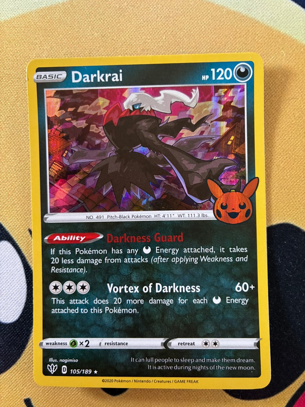 Darkrai 105/189 – Trick or Trade 2022 – Holo, Ophalen of Verzenden, Zo goed als nieuw