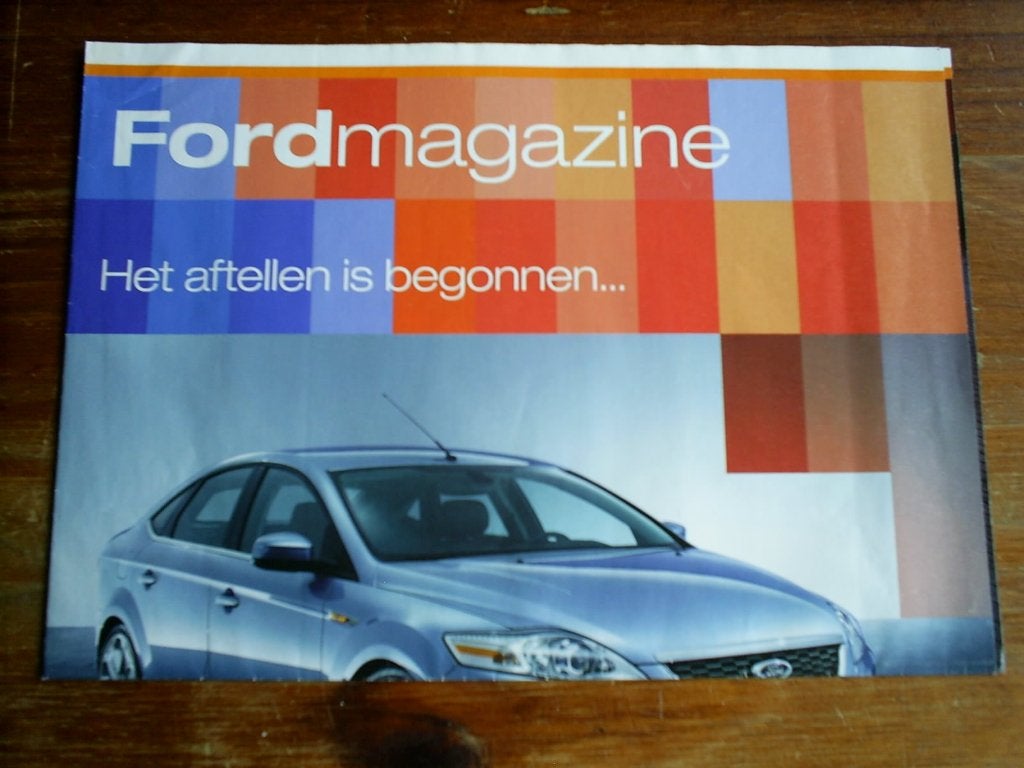 Ford o.a. Focus Coupe Cabriolet + Poster 2007 8 pag., Verzenden, Zo goed als nieuw, Ford