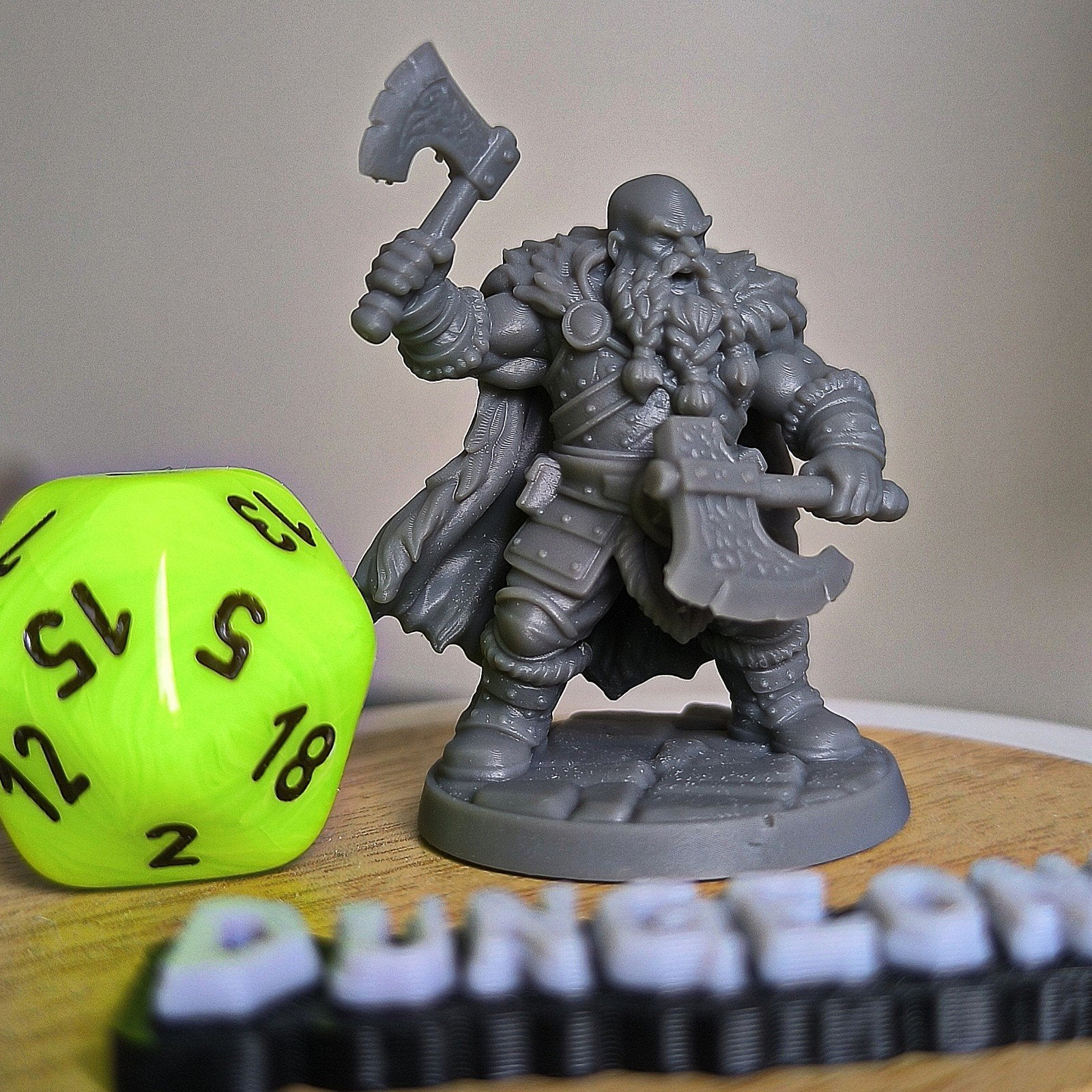 Dwarf warrior Miniature D&D HQ dungeon's and dragons, Ophalen of Verzenden, Nieuw, Overige soorten
