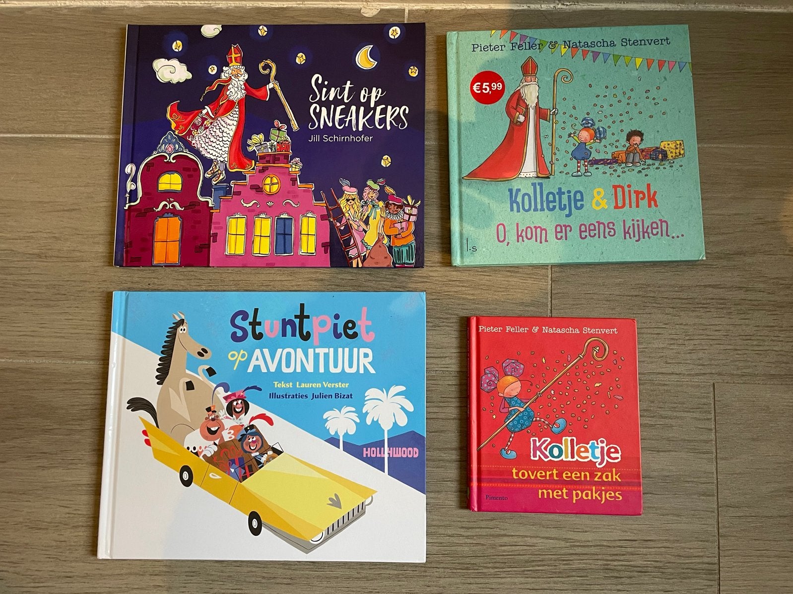 4 leuke Sinterklaas kinderboeken: Stuntpiet, Sint op Sneaker, Ophalen, Gelezen, Fictie algemeen