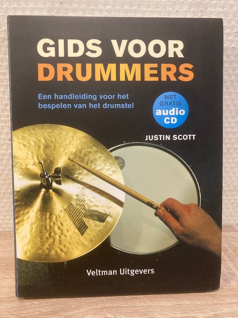 Justin Scott - gids voor drummers met audio CD drums, Ophalen of Verzenden, Nieuw, Instrument